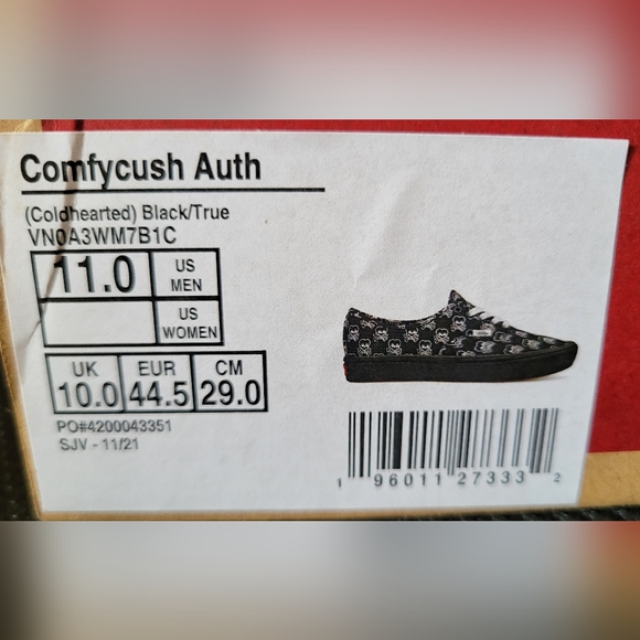 (SOLD) Vans Coldhearted Comfycush Authentic Skate Shoes Size 11 Mens NIB - Picture 11 of 14